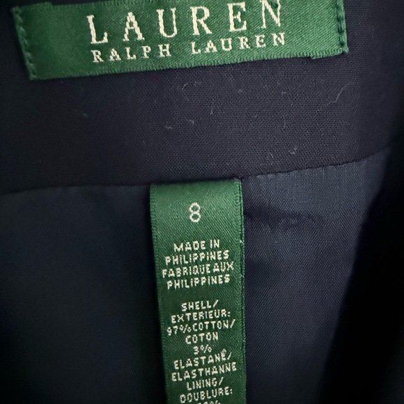 Ralph Lauren Navy Blazer with Crest - Picture 4 of 4